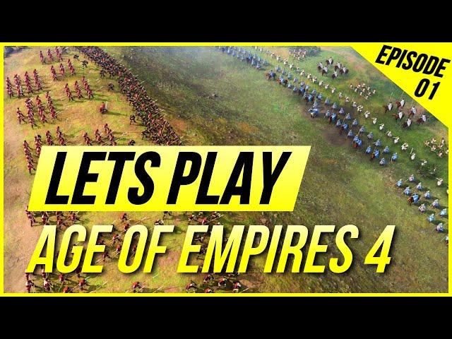 Let's Play Age of Empires 4 - Ep 01 - The Normans Campaign!