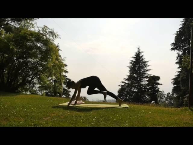 Sun Salutations - after the rain comes Surya Namaskara yoga