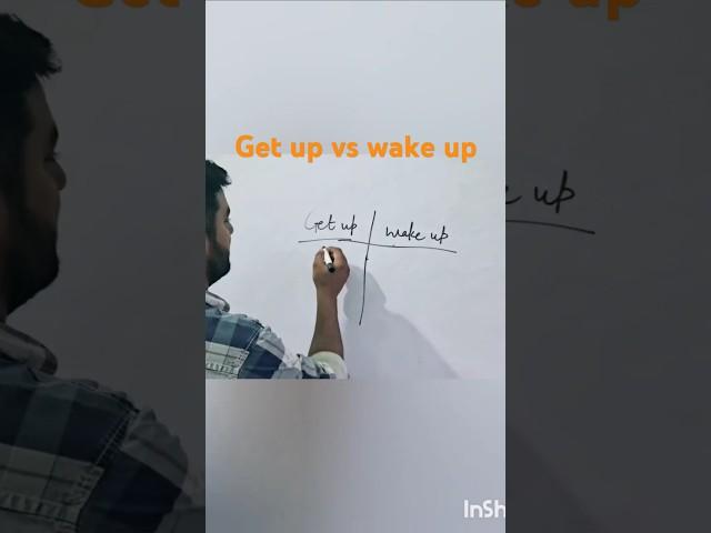 Wake up  VS Get up | Wisdom with Anthony | #english #englishlearning