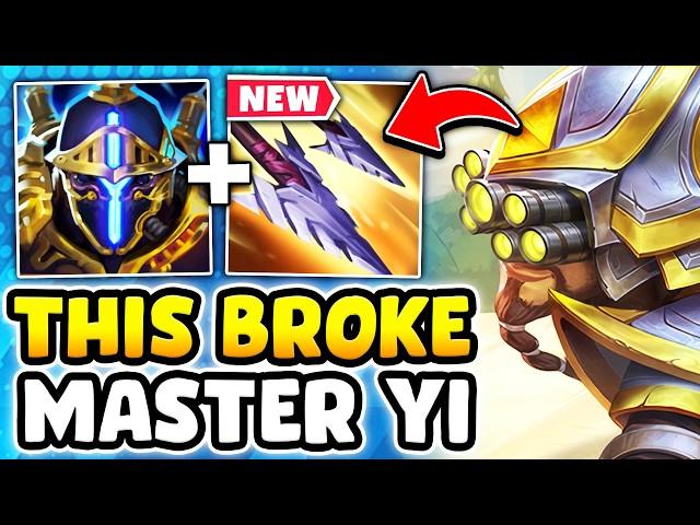 RIOT JUST BROKE MASTER YI FOREVER WITH THIS NEW CRIT ITEM! (THIS WAS MADE FOR YI)