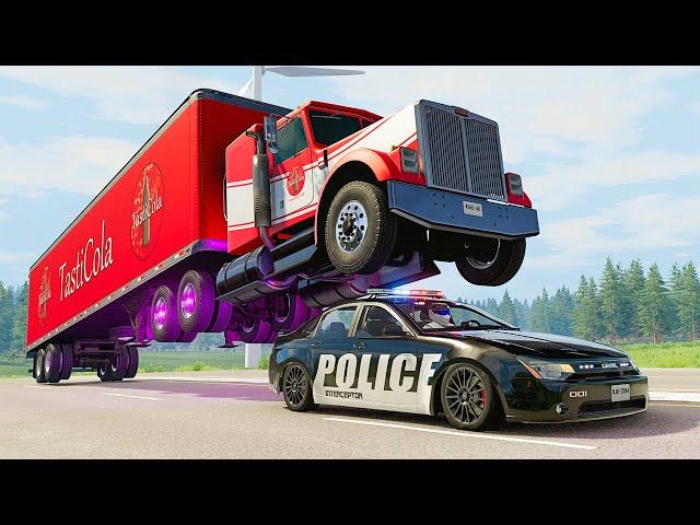 Police Car Chases #63 - BeamNG DRIVE | SmashChan