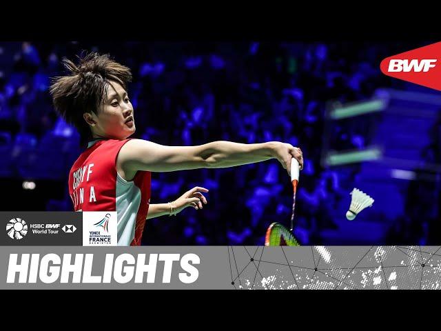 Women’s singles of the highest quality as Chen Yu Fei and Tai Tzu Ying collide