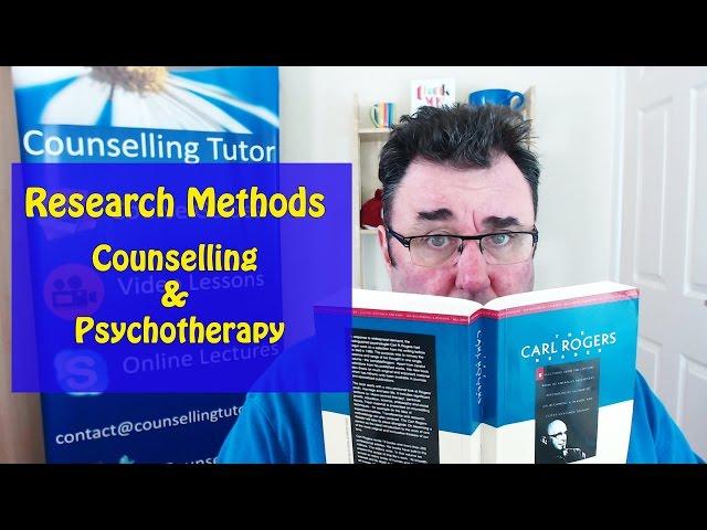 Research Methods in Counselling and Psychotherapy