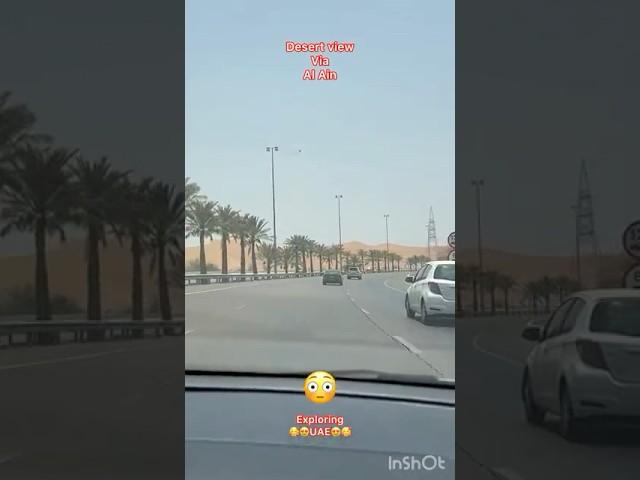 Desert view#alain #uae #travel #shortsviral #nature #shortsvideo #youtubetrending #latesttrends