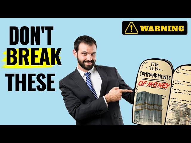 10 Money Commandments To Never Break (Bible Study On Money)