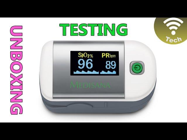 Pulsoximeter Medisana PM 100 unboxing and testing