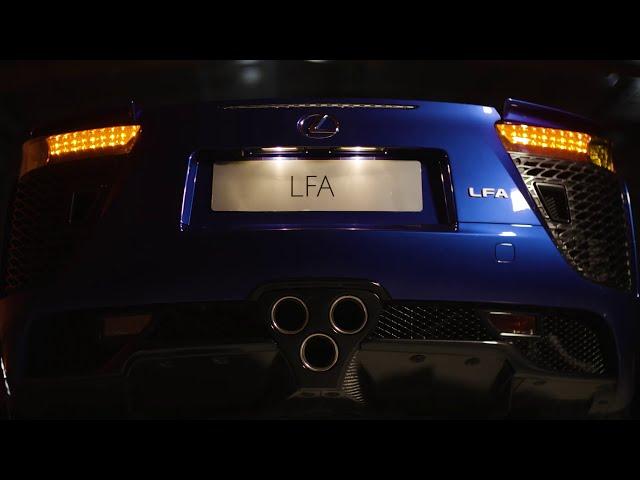 Listen to the Amazing Exhaust Note of the Lexus LFA V10