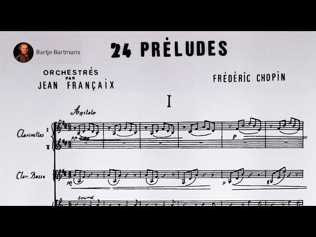 Chopin/Françaix - Preludes Book I, arr. for Orchestra (1969)