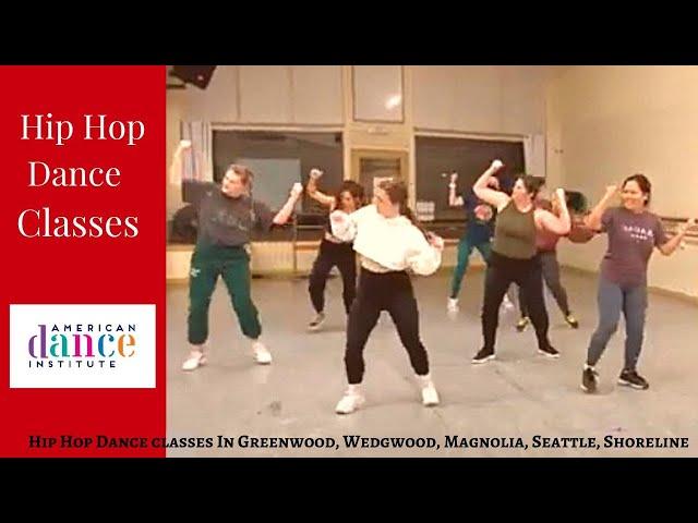 Adult Hip Hop Dance Class With Amber Johnson,  Greenwood Studio 2 of the American Dance Institute.