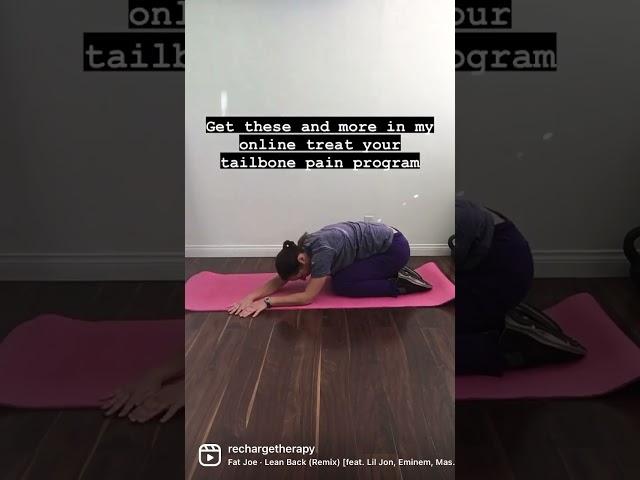 Try these exercises if you have tailbone pain.