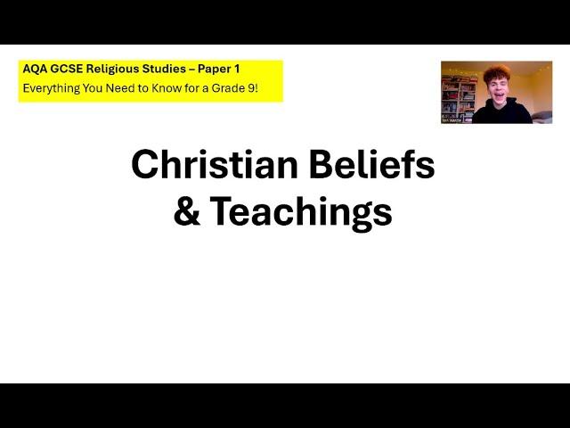 GCSE RELIGIOUS STUDIES 2025 - CHRISTIANITY: BELIEFS & TEACHINGS (AQA PAPER 1)