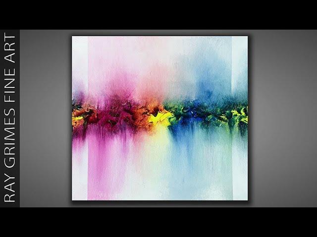 Simple Blending Techniques for Abstract Painting / Step by Step Acrylics / Abstract Painting 458