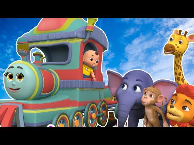 Chu Chu Train And Animals | Jungle Song With Wild Animals