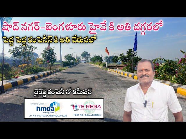 HMDA Gated Community Plots in Shadnagar || Hyderabad HMDA Plots || Shadnagar Real Estate || Plots