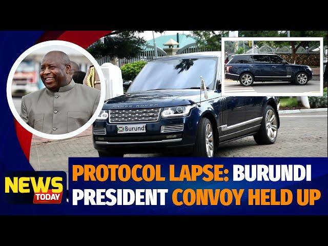 Confusion & scare as Burundi President Range Rover stalls mid of the road from Heads of State Summit