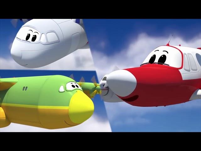 Surat Al Baqarah - Quran For Kids (planes, cars and trucks cartoon)