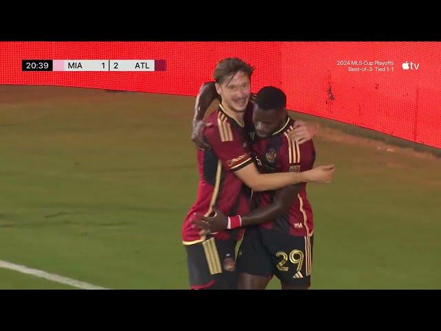 Jamal Thiaré First Half Brace vs. Inter Miami | Audi 2024 MLS Cup Playoffs