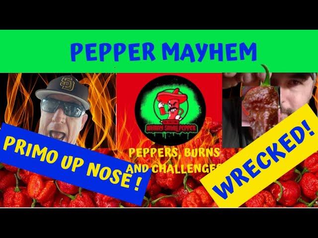 PEPPER MAYHEM:  WITH SPECIAL GUEST "THE DOCTOR OF DEATH PEPPERS,"  "BRUCE, POD SLAYER COOK"