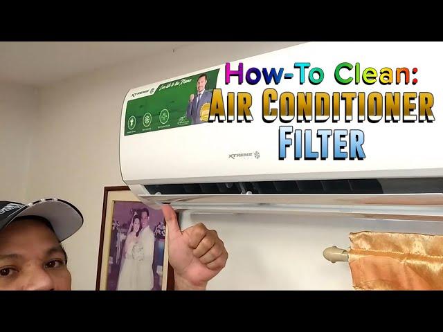 How To Clean Split Type Air Conditioner Filter I Dads infoTv