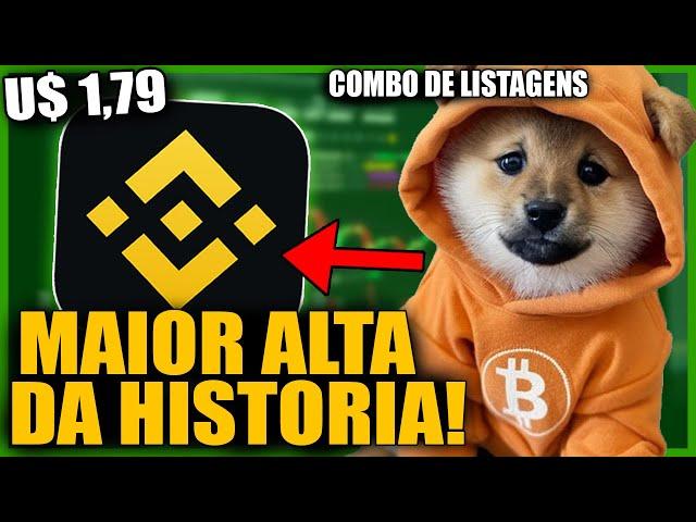 URGENTE! DOG GO TO THE MOON LISTAGENS CONFIRMADAS | BINANCE PODE LISTAR | MEMECOIN BITCOIN - RUNES