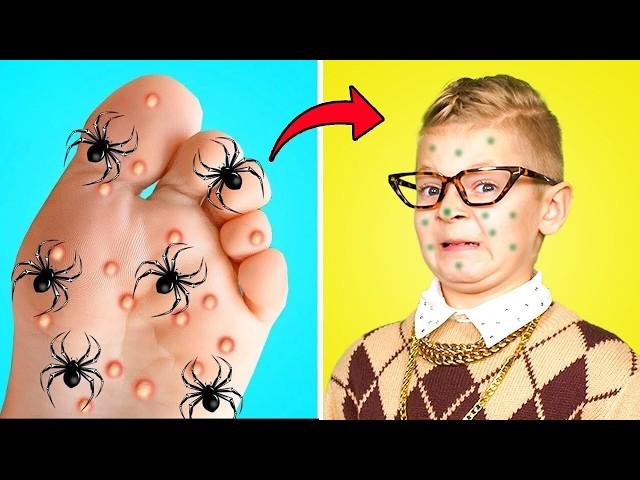Bad Doctor vs Rich️, Poor & Giga Rich Kid || Easy Parenting Hacks and Hilarious Moments
