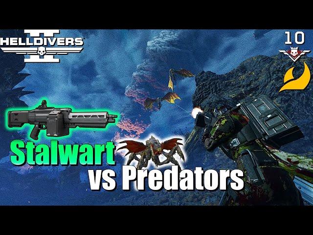 Helldivers 2 | Deleted Predators with Stalwart (No commentary Gameplay, No deaths, Max difficulty)