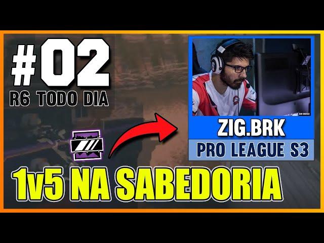 ZIG GANHANDO CLUTCH 1x5 CONTRA BD NA SABEDORIA - R6 TODO DIA #02