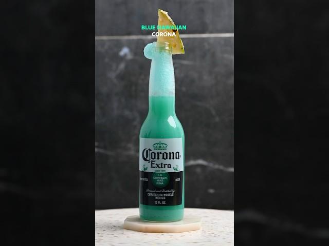 Blue Hawaiian Corona  #cocktails #bartender #beer #cocktailrecipe #drink #bluehawaii #tropical