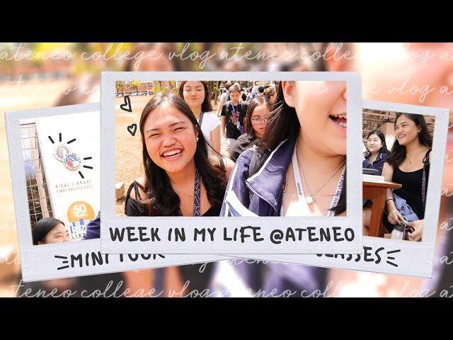 college week in my life at ateneo!! (college vlog #1)