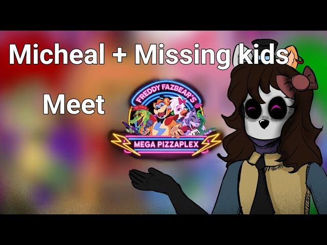 Micheal and the missing children meet Security Breach// glamike au// Gacha club