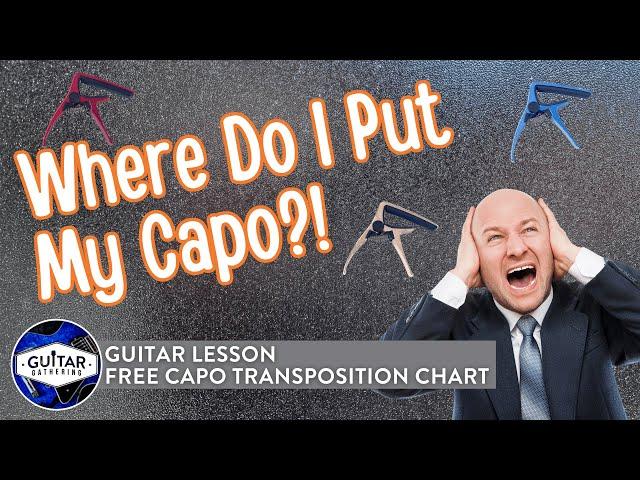 How to Use a Capo and Transposing on Guitar