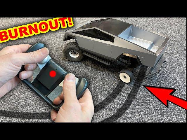 RC Cybertruck Destroys Carpet