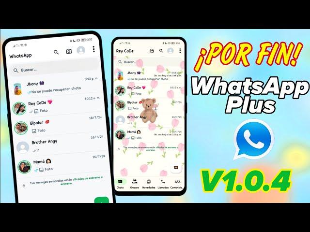 Nuevo WhatsApp Plus ACTUALIZADO ( Sin Vincular )  Instalar paso a paso