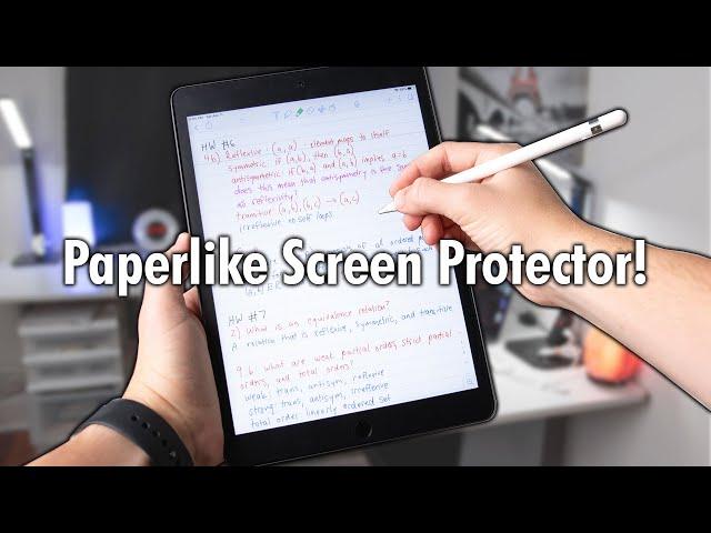 Notetaking with a Paperlike Screen Protector for iPad - Student's Perspective!