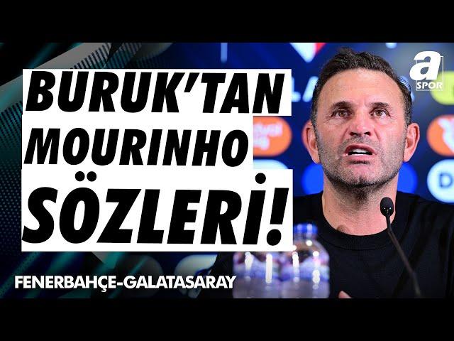 Fenerbahçe 1-3 Galatasaray Okan Buruk Maç Sonu Basın Toplantısı / A Spor / 21.09.2024