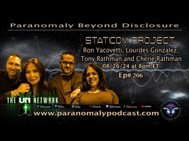 On this episode of we talk about spirit communication and the Staticom Project.