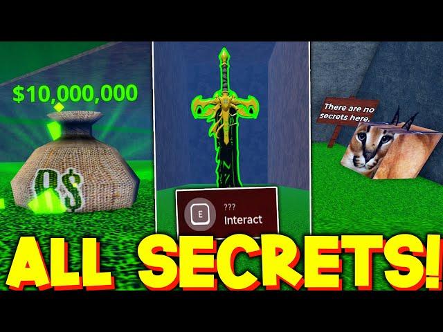 ALL SECRET LOCATIONS in MEME SEA! ROBLOX