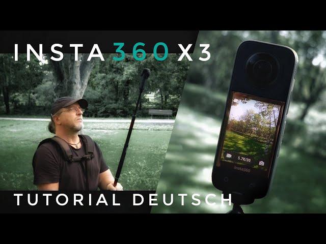 Insta360 X3 Tutorial Deutsch - Praxistest