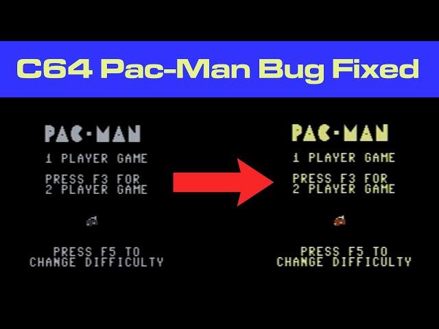 39-Year-Old Pac-Man Bug (Partly?) Fixed: Commodore 64