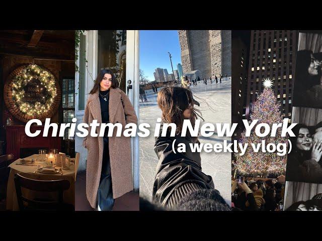 a weekly vlog // christmas in new york