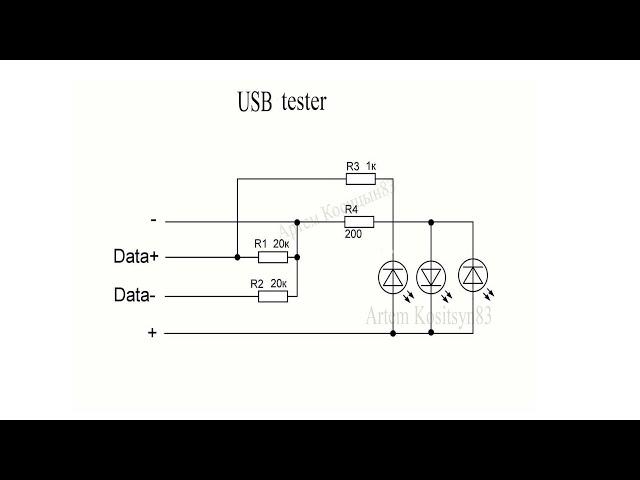 Led usb tester