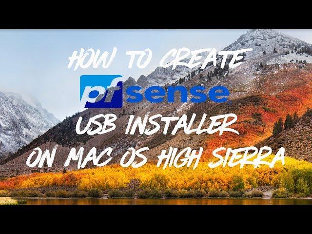 pfSense - How to create a bootable #pfSense disk with Terminal