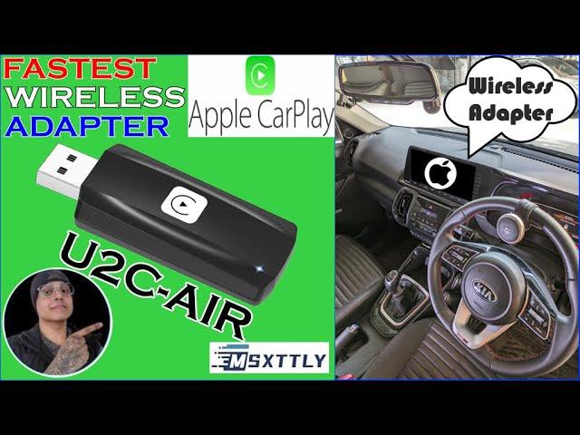 ₹6999 ONLY | FASTEST Wireless Carplay Adapter | U2C-AIR MSXTTLY