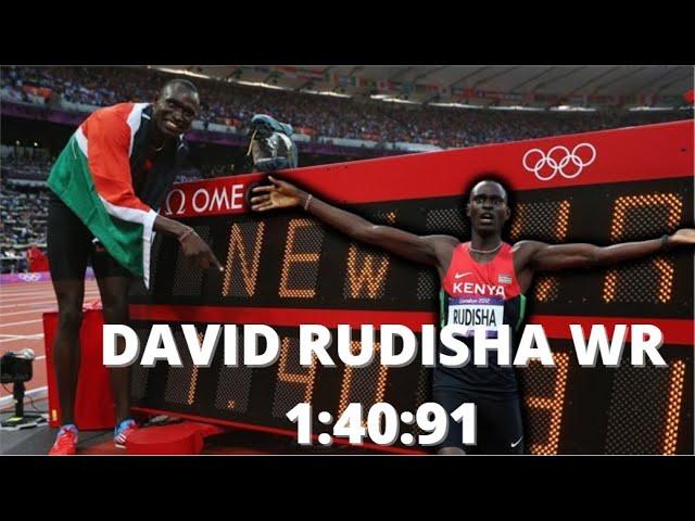 800M DAVID RUDISHA WORLD RECORD  LONDON 2012 OLYMPICS