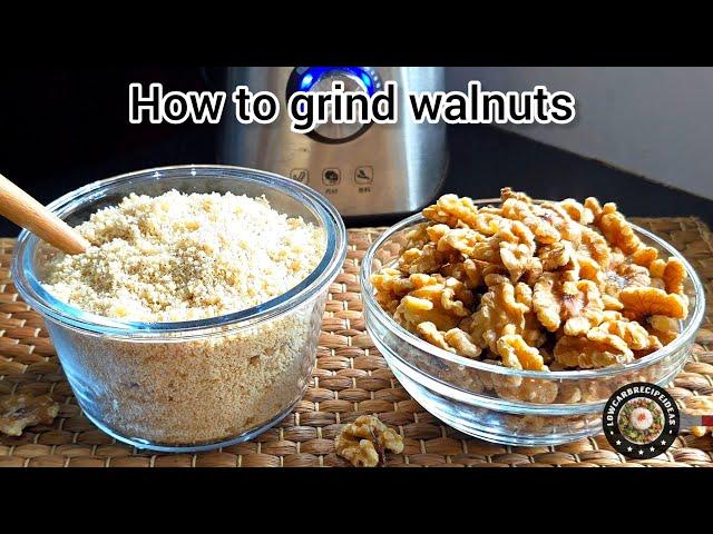 How to grind walnuts | great for making keto bread, cakes, cookies and more