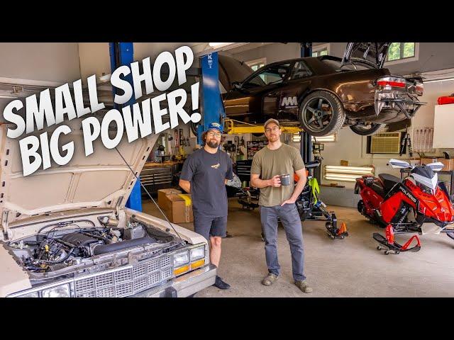 SHOP TOUR - Big Power, Drift Cars, and Turbo Sleds at Munson Motorsports