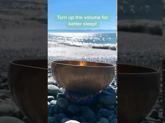 Tibetan singing bowl for better sleep