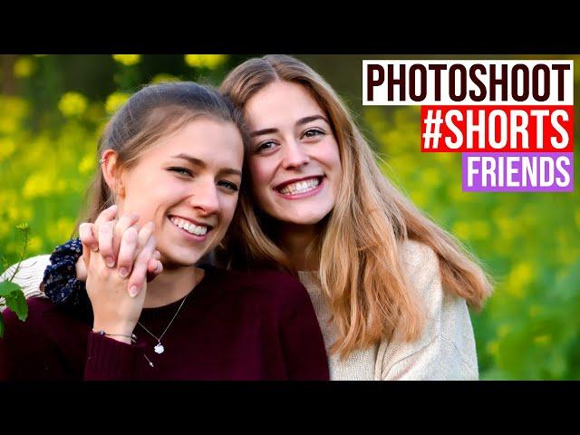 Two Best Friends Photoshoot + Ideas For Girls Behind the scenes #Shorts