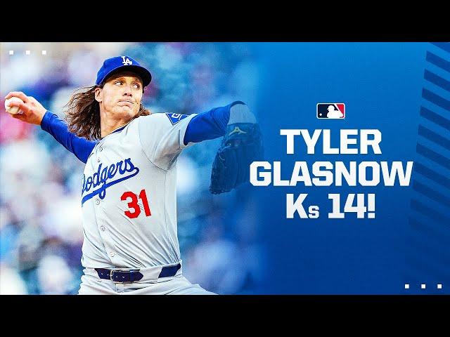 Tyler Glasnow’s CAREER-HIGH 14 STRIKEOUTS! 