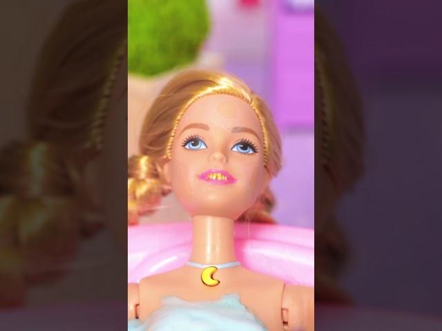 Instantly cleanse barbie's face  *A Doll Beauty and Fashion Makeover* #shorts #hacks